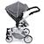 Poussette combinée mika - coloris 76 Gris 4 - vertbaudet enfant 