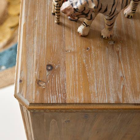 Commode enfant en bois de pin massif recyclé 3 tiroirs emily Naturel 4 - vertbaudet enfant 
