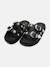Sandale cloutées Beige+Noir 6 - vertbaudet enfant 