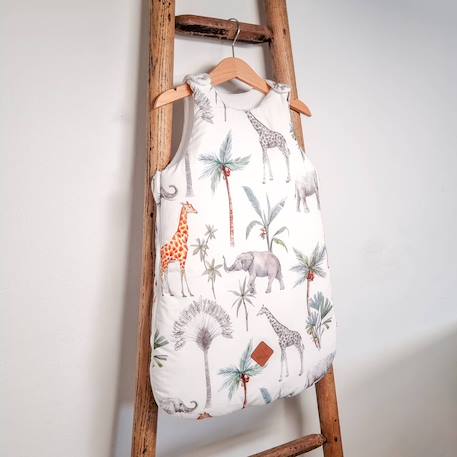 Gigoteuse sans manches tog 2 satin de coton safari Safari, vert, gris, blanc 6 - vertbaudet enfant 