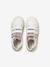 Baskets enfant fille cuir à scratchs blanc imprimé+écru+lot blanc 14 - vertbaudet enfant 