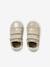 Baskets bébé fille cuir à scratchs blanc+or 13 - vertbaudet enfant 