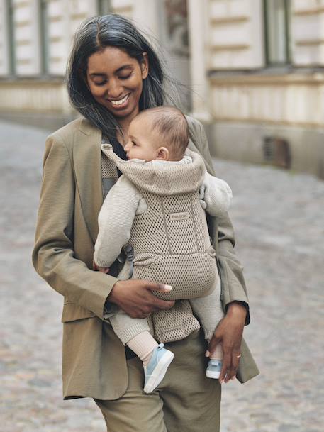 Porte-bébé physiologique BabyBjörn Move Mesh 3D ANTHRACITE+beige 11 - vertbaudet enfant 