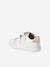 Baskets bébé fille cuir à scratchs blanc+or 4 - vertbaudet enfant 
