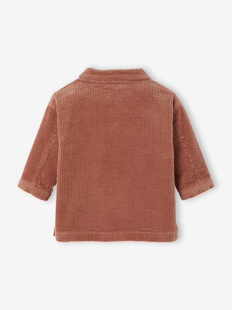 Surchemise bébé en velours seersucker tomette 5 - vertbaudet enfant 