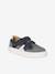 Baskets enfant garçon cuir à scratchs lot gris 1 - vertbaudet enfant 