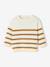 Pull bébé rayé en tricot caramel+marine+vert sauge 1 - vertbaudet enfant 