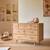 Commode enfant en bois de teck 6 tiroirs kort Naturel 1 - vertbaudet enfant 