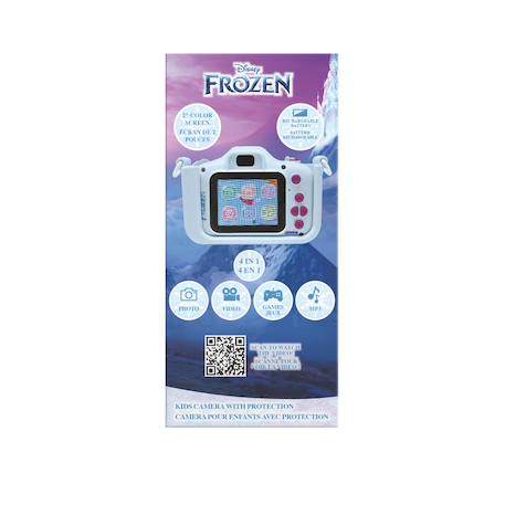 Camera Appareil Photo 4-en-1 avec Protection, Fonctions Photo, MP3, Jeux, vidéo  La reine des neiges MULTICOLORE 6 - vertbaudet enfant 