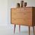 Commode enfant en bois d'acajou massif 4 tiroirs magda 50's Naturel 1 - vertbaudet enfant 