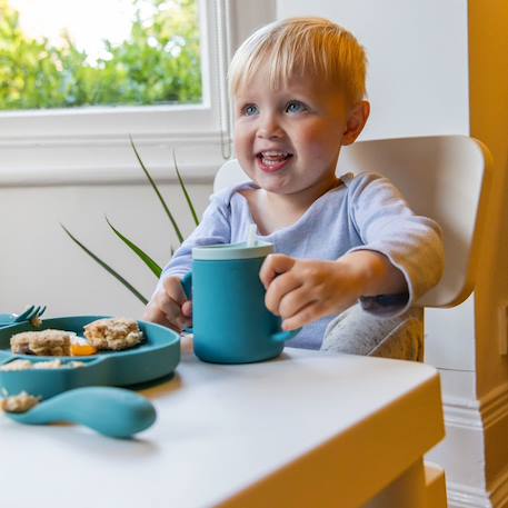 Tasse d'apprentissage évolutive bleu Bleu 4 - vertbaudet enfant 