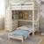 Lit mezzanine pin massif  isidore Blanc 6 - vertbaudet enfant 