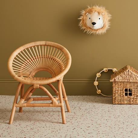 Fauteuil enfant en rotin maeva Naturel 1 - vertbaudet enfant 