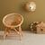 Fauteuil enfant en rotin maeva Naturel 1 - vertbaudet enfant 