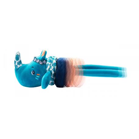 Hochet vibrant marius le rhinocéros Bleu 3 - vertbaudet enfant 