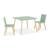 Table carrée enfant bois de pin 2 assises - judith Blanc+Rose+Vert+Vert olive 14 - vertbaudet enfant 