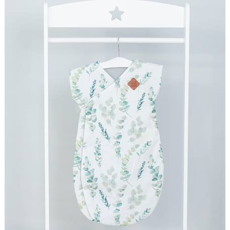 Gigoteuse été légère kimono eucalyptus Eucalyptus, vert, gris 3 - vertbaudet enfant 