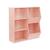 Meuble de rangement enfant, 3 étagères et 2 espaces de rangement Blanc+Rose+Vert 8 - vertbaudet enfant 