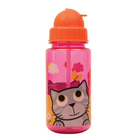 Gourde avec paille bluebell Rose 2 - vertbaudet enfant 
