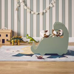 Chambre et rangement-Rangement-Coffre, rangement jouet-Coffre à jouets avec roulettes pour enfant dinosaure