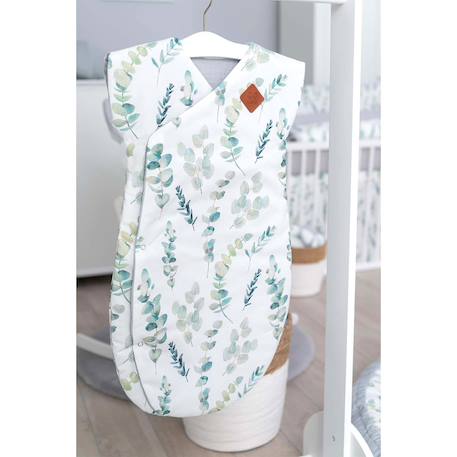 Gigoteuse été légère kimono eucalyptus Eucalyptus, vert, gris 4 - vertbaudet enfant 