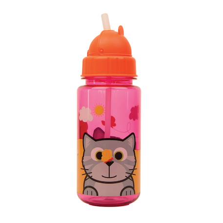 Gourde avec paille bluebell Rose 1 - vertbaudet enfant 