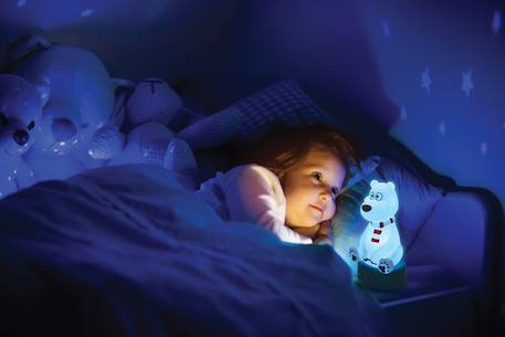 Conteur d’histoires ourson en 3d avec veilleuse (français) Blanc 5 - vertbaudet enfant 