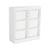 Meuble de rangement enfant 6 bacs de rangement en plastique Blanc+Naturel 2 - vertbaudet enfant 