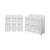 Lot de 2 meubles de rangement pour enfant, 18 casiers - tobias - mdf décor bois naturel, 64x295x60cm Blanc+Vert céladon 2 - vertbaudet enfant 