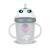 Tasse anti fuite + paille lestée panda - v3 Gris 4 - vertbaudet enfant 