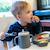 Set de couverts en silicone gris Gris 3 - vertbaudet enfant 