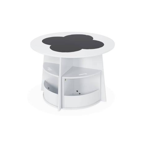 Table effet ardoise et 4 chaises avec rangement pour enfant Blanc+Vert 2 - vertbaudet enfant 
