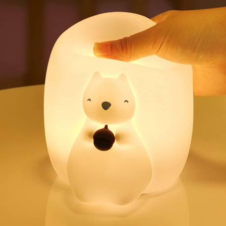 Veilleuse lumineuse tactile en silicone Chaton+Dino+Écureuil+Étoile+Fusée+Koala+Nuage+Panda+Toucan 17 - vertbaudet enfant 