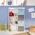 Meuble de rangement pour enfant, blanc - camille - avec 7 compartiments et 4 paniers Bleu+Rose 1 - vertbaudet enfant 