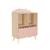 Bibliothèque enfant 2 étagères 2 portes Blanc+Rose+Vert 8 - vertbaudet enfant 