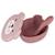 Bol à ventouse en silicone + cuillère - ourson rose Rose 4 - vertbaudet enfant 