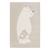 Tapis enfant beige / crème, tapis intérieur oursons, poils ras Beige 2 - vertbaudet enfant 