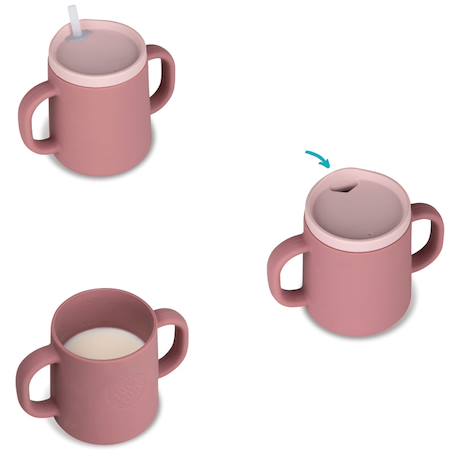 Tasse d'apprentissage évolutive rose Rose 2 - vertbaudet enfant 