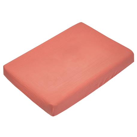 Housse de matelas à langer + éponge bambou jeanne Beige+Blanc+Bleu+Camel+Écru+Gris clair+Rose+Terracotta+Vert de gris 24 - vertbaudet enfant 
