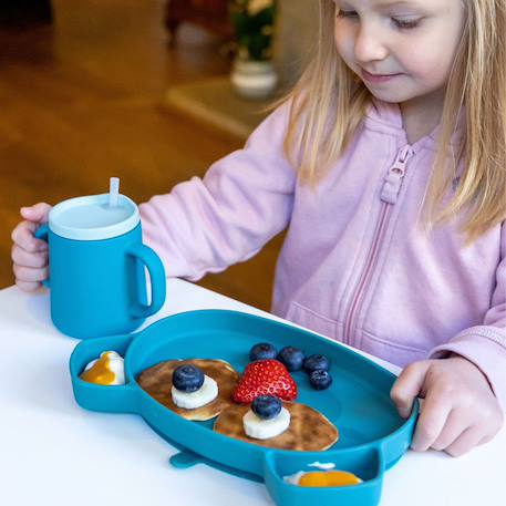 Tasse d'apprentissage évolutive bleu Bleu 2 - vertbaudet enfant 