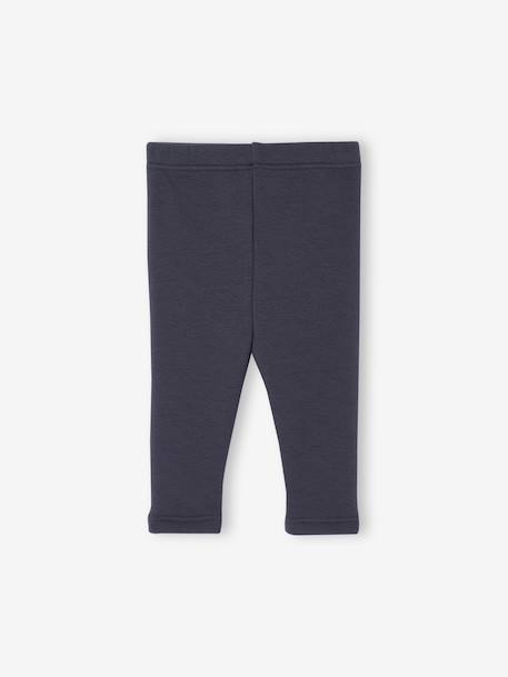 Legging bébé doublé en maille polaire bleu nuit 2 - vertbaudet enfant 