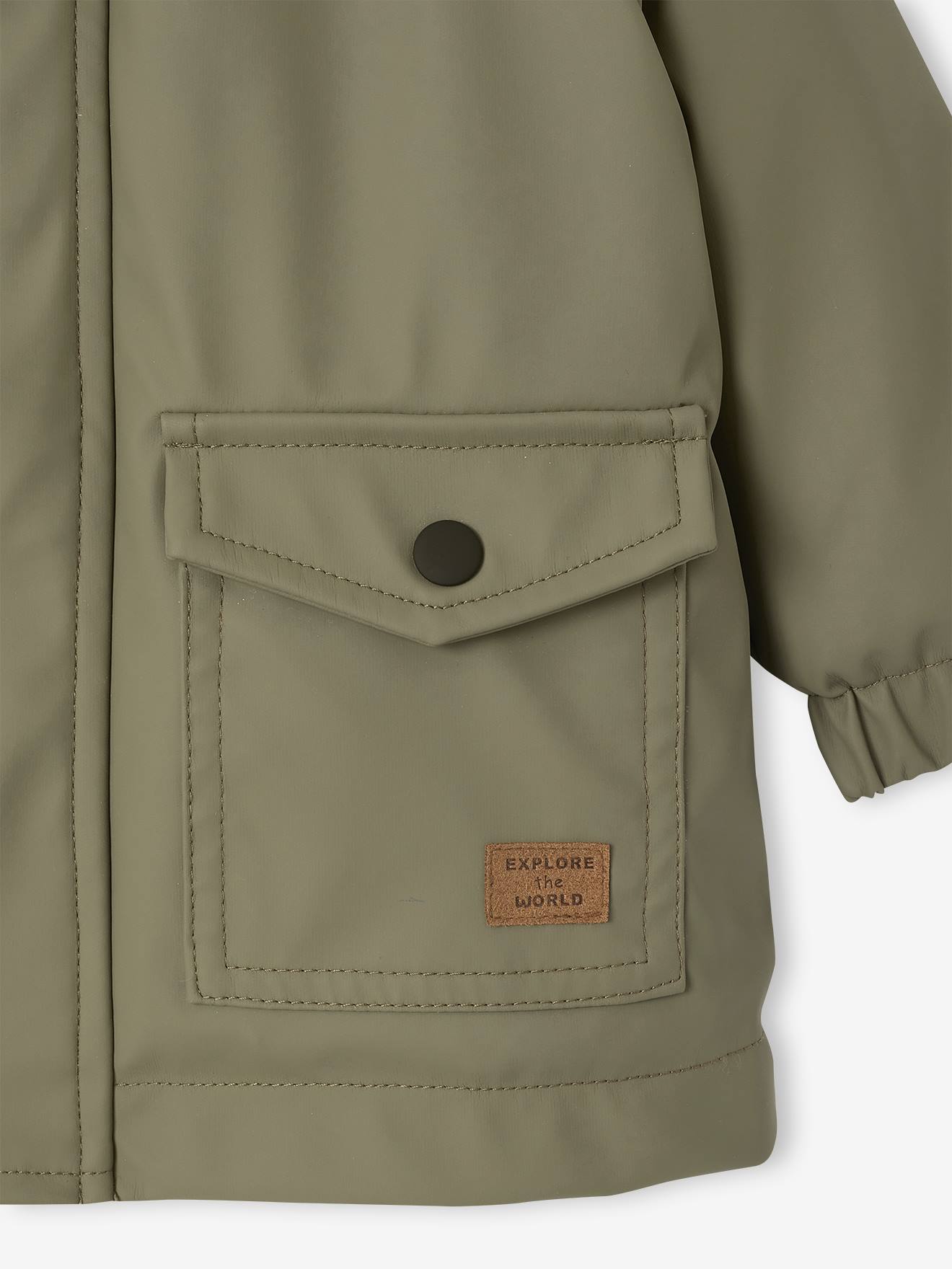 Ciré Bébé VERTBAUDET Avec Capuche Et Doublure Sherpa - Imperméable, Chaud, Pour Pluie Et Froid