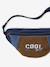 Sac banane « Cool school » garçon en velours bleu nuit 3 - vertbaudet enfant 