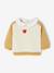 Sweat-shirt bébé fille col claudine ocre 1 - vertbaudet enfant 