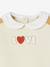 Sweat-shirt bébé fille col claudine ocre 4 - vertbaudet enfant 