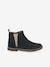 Boots enfant fille cuir élastiquées marine 2 - vertbaudet enfant 