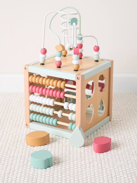 Grand cube d'activités bois fsc® - biche ella Berry+Chevruil Ella+Scandi+Scandi XXL 3 - vertbaudet enfant 