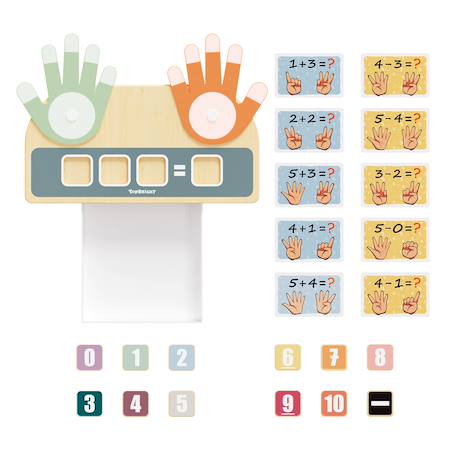 Mathématiques des doigts Beige 2 - vertbaudet enfant 