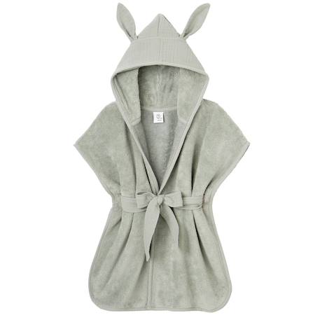 Peignoir bébé et enfant à capuche en bambou Écru+Rose clair+Vert d'eau 7 - vertbaudet enfant 