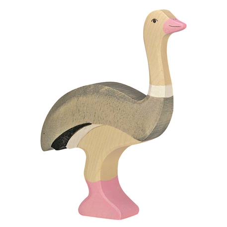 Figurine autruche Gris 1 - vertbaudet enfant 